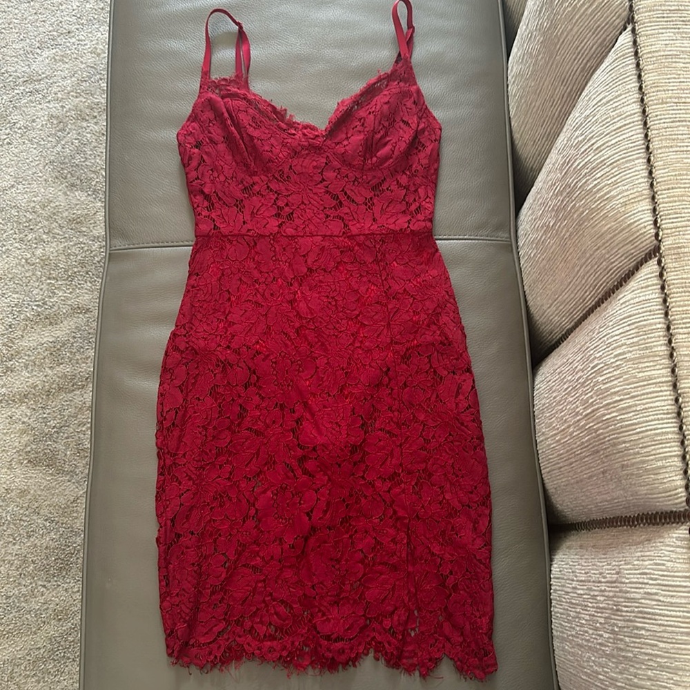 Fashion Nove Lace Dress Size S